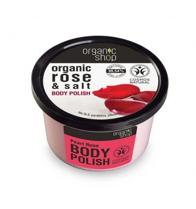 ORGANIC BODY POLISH 250ML PEARL ROSE