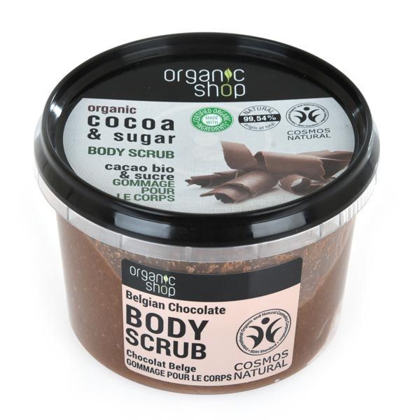 Organic Shop body scrub 250ml Belgian Chocolate