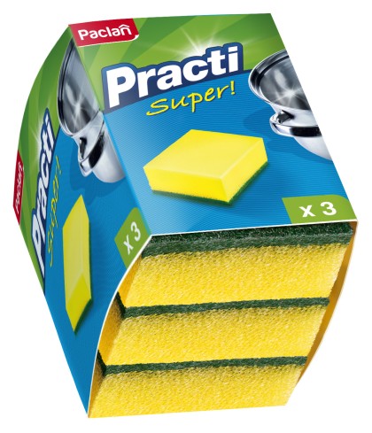 Paclan burete vase Practi Super 3 bucati / set