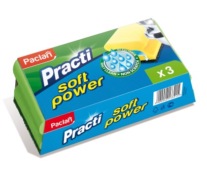 Paclan burete vase Practi Soft power 3 bucati / set