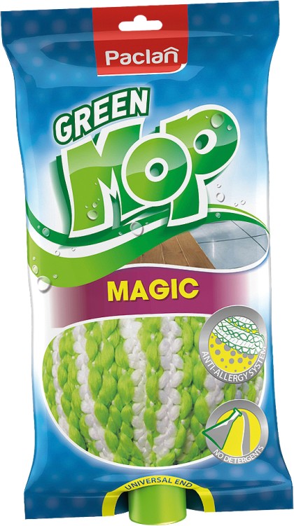 Paclan rezerva mop Green Magic bumbac