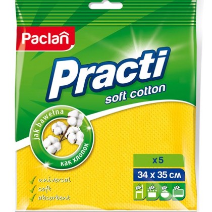 Paclan lavete universale uscate Practi soft cotton 5 bucati