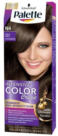 Palette vopsea de par Intensive Color Creme N4 Saten deschis