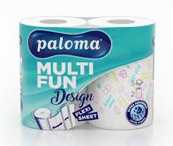 Paloma prosop de hartie Multi Fun Design 3 straturi 2 role