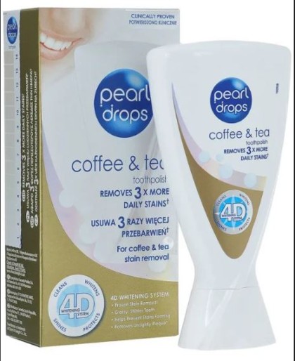 Pearl Drops pasta pentru albirea dintilor 50ml Coffee Tea
