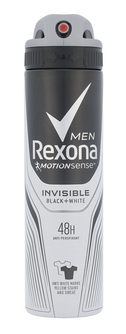 Rexona deo spray pentru barbati 150ml Invisible Black and White