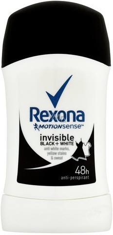Rexona deo stick 40ml Invisible Black and White