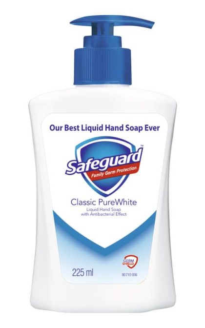 Safeguard sapun lichid 225ml Classic Pure White