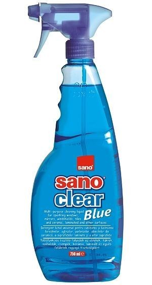 Sano solutie pentru curatarea geamurilor Clear 750ml Blue