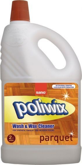 Sano detergent pentru parchet cu ceara naturala Poliwix 2l