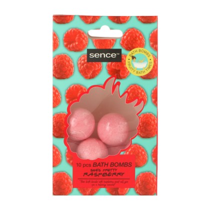 Sence bombe pentru baie Raspberry 100gr