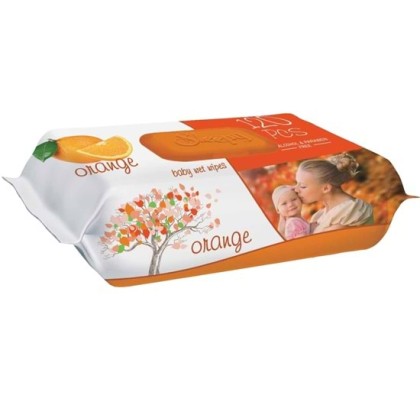 Sleepy servetele umede pentru copii 120 buc Orange