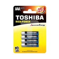 Toshiba baterie Alkalina AAA 4 bucati