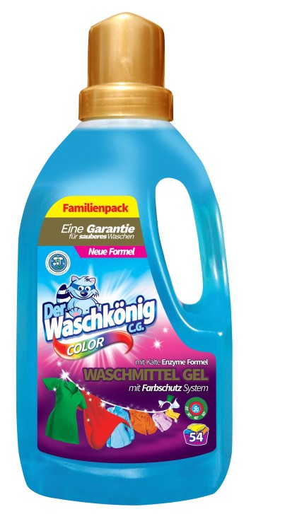 Der Waschkonig detergent lichid gel 1.625l Color