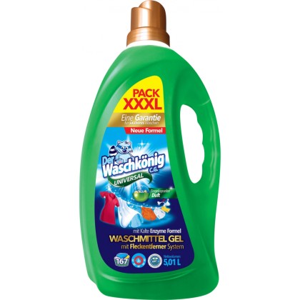 Der Waschkonig detergent lichid gel 5.01l Universal