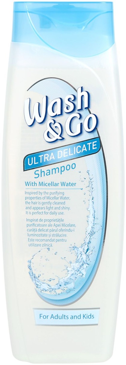 Wash Go sampon cu apa micelara 200ml Ultra Delicate