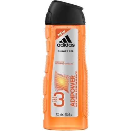 Adidas gel dus barbati 400ml Adipower