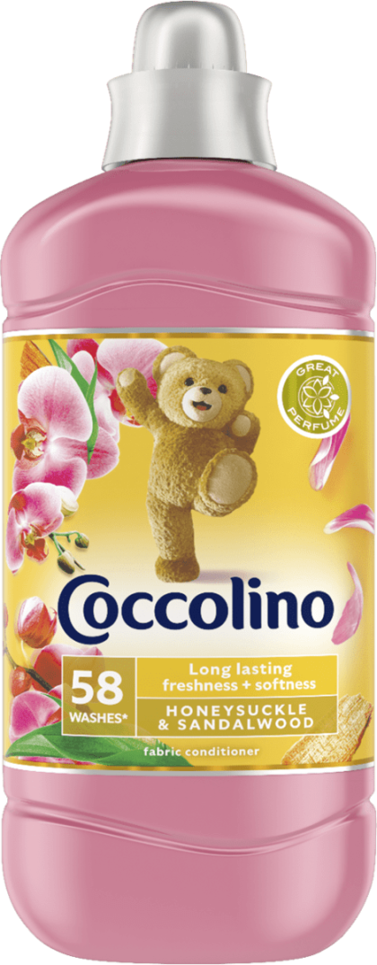 Coccolino balsam pentru rufe 1450ml Honeysuckle and Sandalwood