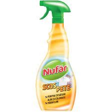 Nufar solutie scos pete fara clor pentru rufe albe si colorate 500ml