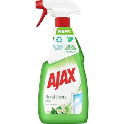 Ajax solutie curatat geamuri 500ml Floral Fiesta Green