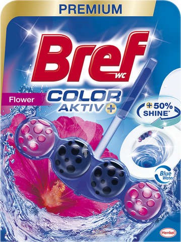 Bref odorizant toaleta Color Aktiv 50gr Flower