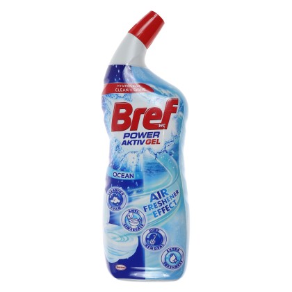 Bref solutie gel pentru toaleta Power Aktiv 700ml Ocean