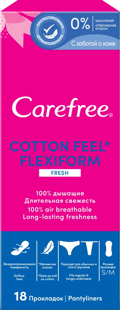 Carefree absorbante zilnice 18 bucati Flexicomfort Fresh