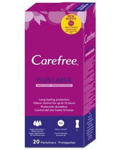 Carefree absorbante zilnice 20 bucati Plus Large