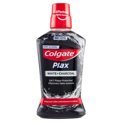 Colgate apa de gura 500ml Plax White and Charcoal