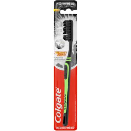 Colgate periuta de dinti Double Action Charcoal Medium