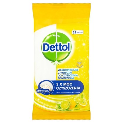 Dettol servetele dezinfectante universale 32 bucati