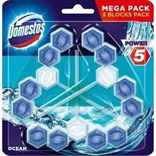 Domestos odorizant toaleta Power5 3x55gr Ocean