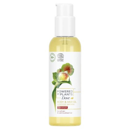 Dove ulei pentru corp si par Powered by Plants Geranium 100ml