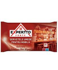 Expertto servetele umede pentru mobila 80 bucati