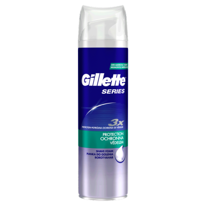 Gillette spuma pentru ras 250ml Protectionx3