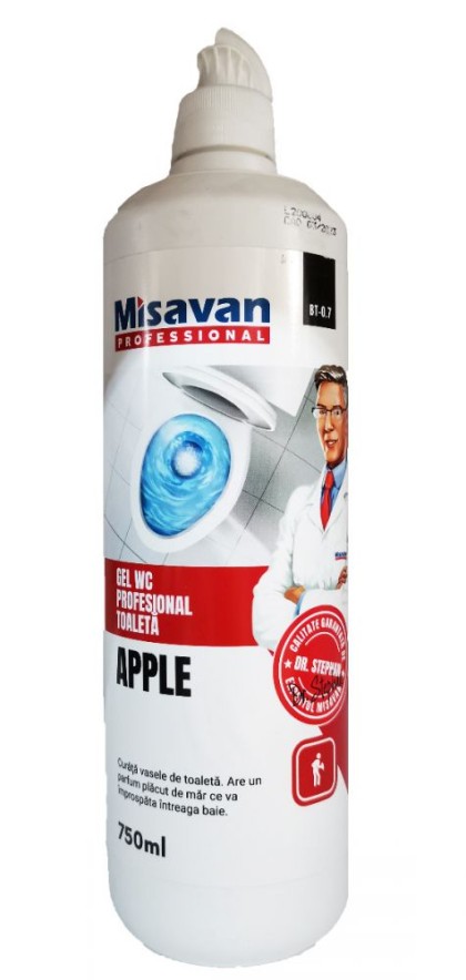 Misavan solutie gel profesionala pentru toaleta 750ml Apple