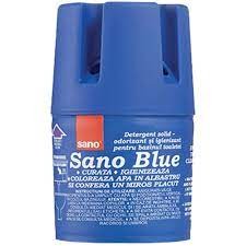 Sano odorizant solid pentru rezervorul toaletei 150gr Albastru