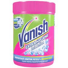 Vanish pudra pentru indepartarea petelor de pe haine colorate Extra Hygiene 423gr