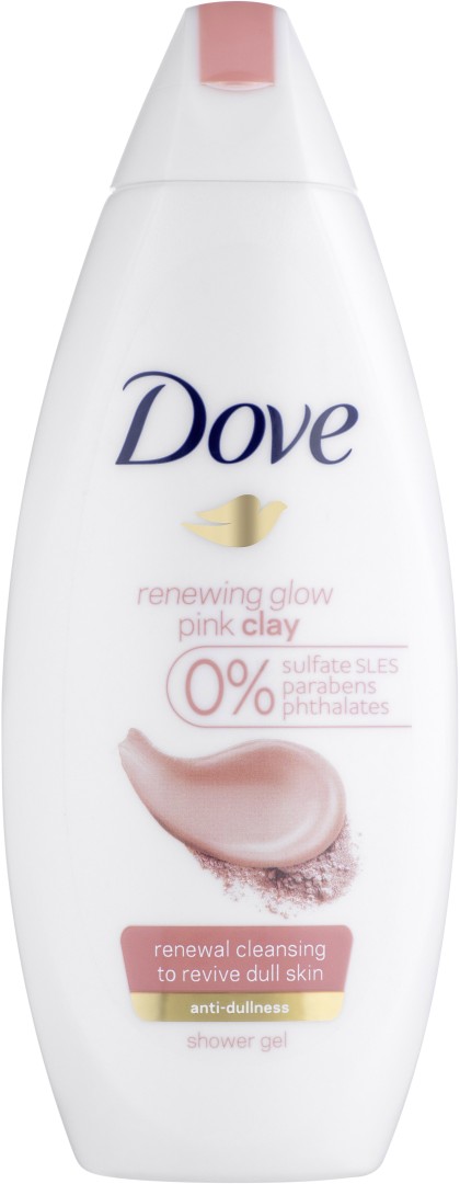 Dove gel dus femei 250ml Renewing Glow Pink Clay