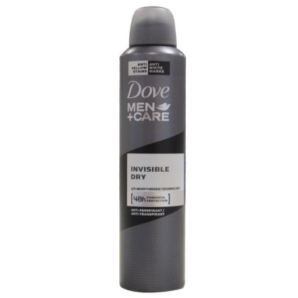Dove deo spray barbati 250ml Invisible Dry