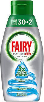 Fairy gel detergent pentru masina de spalat vase Platinum Briza marii 650ml