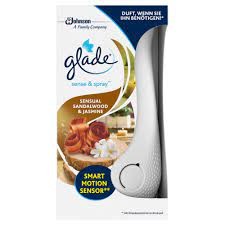 Glade odorizant camera Sense and Spray 18ml Sensual Sandalwood & Jasmine