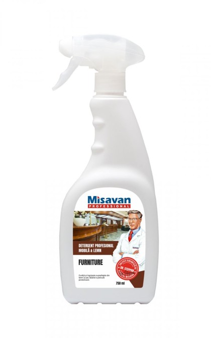 Misavan detergent profesional pentru mobila si lemn 750ml