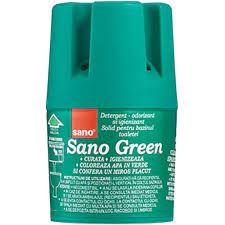 Sano odorizant solid pentru rezervorul toaletei 150gr Verde