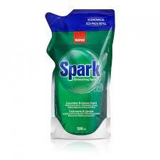 Sano rezerva detergent de vase Spark 500ml Castravete