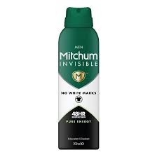 Mitchum deo spray 200ml Invisible Pure Energy