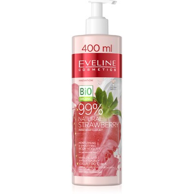 Eveline gel hidratant pentru fata si corp 400ml Strawberry