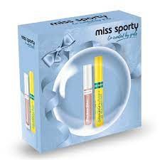 Miss Sporty set cadou (mascara Studio Lash 3D Volumythic + luciu buze Precious Shine 010)