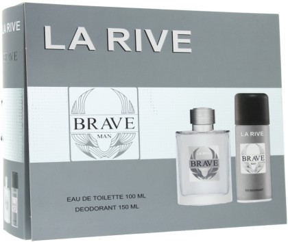 La Rive set cadou Brave ( apa de toaleta 100ml + deodorant spray 150ml)