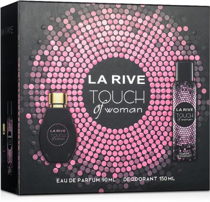 La Rive set cadou Touch of Woman (apa de parfum 90ml + deodorant spray 150ml)